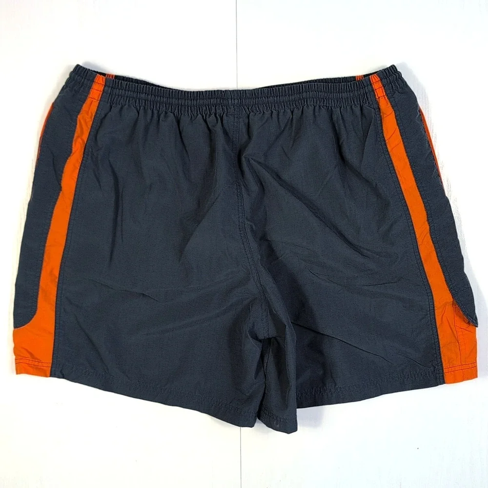 Vintage Champion Swim Trunks Mens XXL Blue Orange 90s Sailing Shorts USA Made